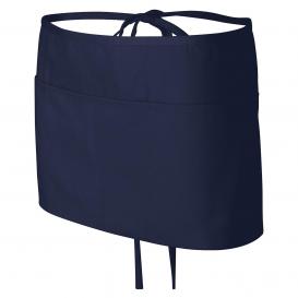 Q-Tees Q2115 Waist Apron with Pockets - Navy