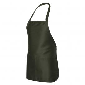 Q-Tees Q4250 Full-Length Apron with Pouch Pocket - Forest