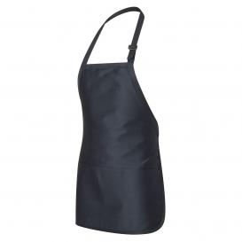 Q-Tees Q4250 Full-Length Apron with Pouch Pocket - Navy