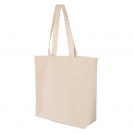 Q-Tees Q611 25L Zippered Tote - Natural
