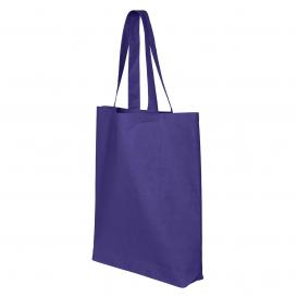 Q-Tees QTBG 12L Economical Tote - Purple