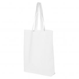 Q-Tees QTBG 12L Economical Tote - White