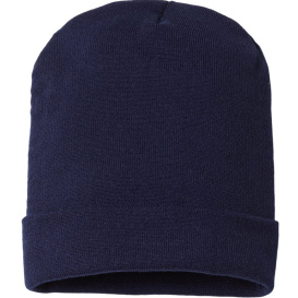 Cap America RK12 USA-Made Patriotic Cuffed Beanie - True Navy/White/True Red USA