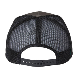Legacy ROADIE Five-Panel Trucker Cap - Charcoal Slub/Black