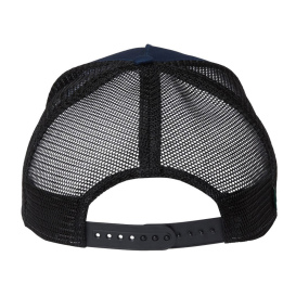 Legacy ROADIE Five-Panel Trucker Cap - Navy Slub/Black