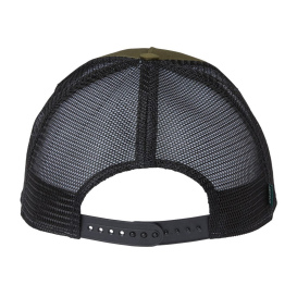 Legacy ROADIE Five-Panel Trucker Cap - Olive Slub/Black