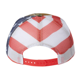 Kati S700M Printed Mesh Trucker Cap - All Purpose/USA Flag