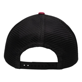 Sportsman SP1450 Traditional Lo-Pro Mesh Back Trucker Fit Cap - Chino Maroon/Black