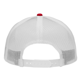 Sportsman SP1450 Traditional Lo-Pro Mesh Back Trucker Fit Cap - Chino Red/White