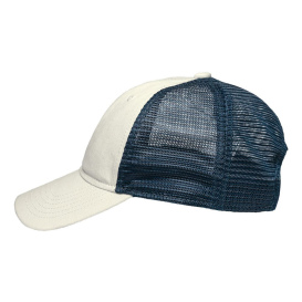 Sportsman SP1450 Traditional Lo-Pro Mesh Back Trucker Fit Cap - Chino Stone/Navy