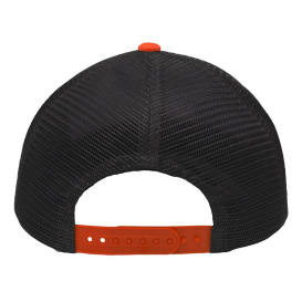 Sportsman SP1450 Traditional Lo-Pro Mesh Back Trucker Fit Cap - Heather Grey/Charcoal/Orange