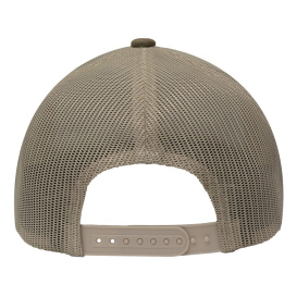 Sportsman SP1550 Modern Five Panel Trucker Fit Cap - Dark Olive Green/Khaki