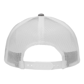 Sportsman SP1650 Modern Six-Panel Trucker Fit Cap - Heather Grey/White
