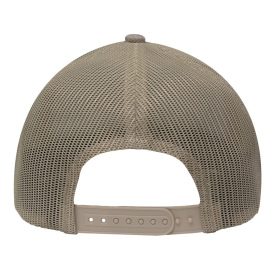 Sportsman SP1650 Modern Six-Panel Trucker Fit Cap - Heather Khaki/Khaki