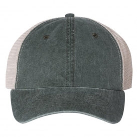 Sportsman SP510 Pigment-Dyed Trucker Cap - Forest/Stone