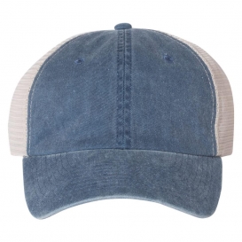 Sportsman SP510 Pigment-Dyed Trucker Cap - Navy/Stone