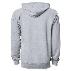 Independent Trading Co. SS1000Z Unisex Lightweight Loopback Terry Zip Hood - Athletic Heather