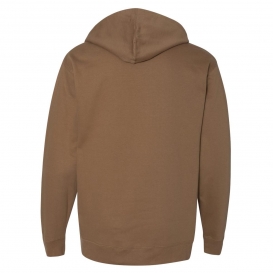 Independent Trading Co. SS4500 Midweight Hooded Sweatshirt - Saddle