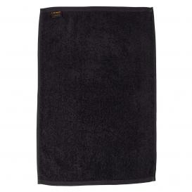 Q-Tees T300 Deluxe Hemmed Hand Towel - Black