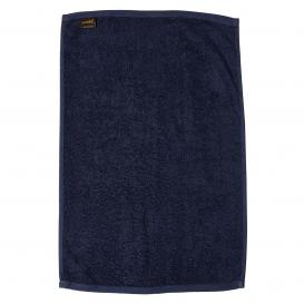 Q-Tees T300 Deluxe Hemmed Hand Towel - Navy