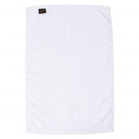 Q-Tees T300 Deluxe Hemmed Hand Towel - White