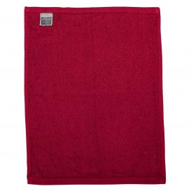 Q-Tees T600 Hemmed Fingertip Towel - Red