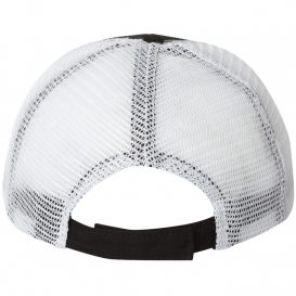 Sportsman AH80 Bio-Washed Trucker Cap - Black/White