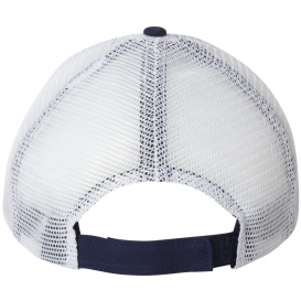 Sportsman AH80 Bio-Washed Trucker Cap - Navy/White