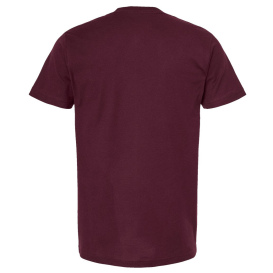 Tultex 202 Unisex Fine Jersey T-Shirt - Burgundy