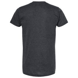 Tultex 202 Unisex Fine Jersey T-Shirt - Heather Graphite | Full Source