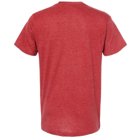 Tultex 202 Unisex Fine Jersey T-Shirt - Heather Red