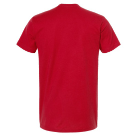 Tultex 202 Unisex Fine Jersey T-Shirt - Red