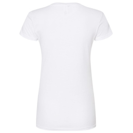 Tultex 213 Women\'s Slim Fit Fine Jersey T-Shirt - White