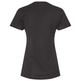 Tultex 216 Women\'s Classic Fit Fine Jersey T-Shirt - Black