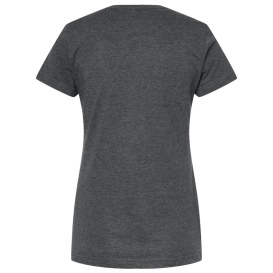 Tultex 216 Women\'s Classic Fit Fine Jersey T-Shirt - Heather Charcoal