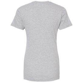 Tultex 216 Women\'s Classic Fit Fine Jersey T-Shirt - Heather Grey