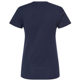 Tultex 216 Women\'s Classic Fit Fine Jersey T-Shirt - Navy