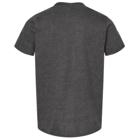 Tultex 235 Youth Fine Jersey T-Shirt - Heather Charcoal