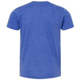 Tultex 235 Youth Fine Jersey T-Shirt - Heather Royal