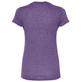 Tultex 240 Women\'s Poly-Rich Slim Fit T-Shirt - Heather Purple