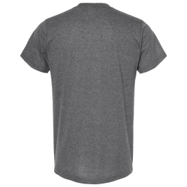 Tultex 241 Unisex Poly-Rich T-Shirt - Heather Charcoal