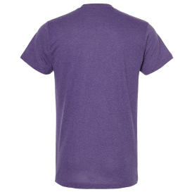 Tultex 241 Unisex Poly-Rich T-Shirt - Heather Purple