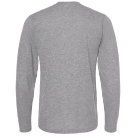 Tultex 242 Unisex Poly-Rich Long Sleeve T-Shirt - Heather Grey