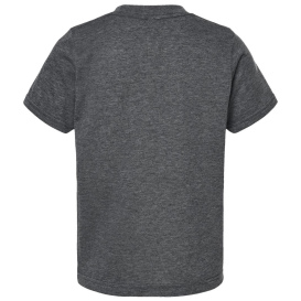 Tultex 265 Youth Poly-Rich T-Shirt - Heather Charcoal