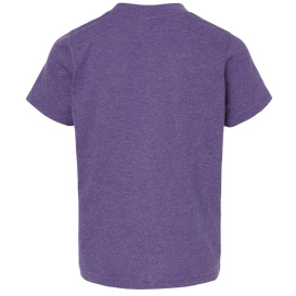 Tultex 265 Youth Poly-Rich T-Shirt - Heather Purple