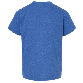 Tultex 265 Youth Poly-Rich T-Shirt - Heather Royal