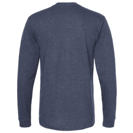 Tultex 291 Unisex Jersey Long Sleeve T-Shirt - Heather Denim