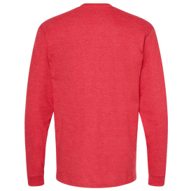 Tultex 291 Unisex Jersey Long Sleeve T-Shirt - Heather Red