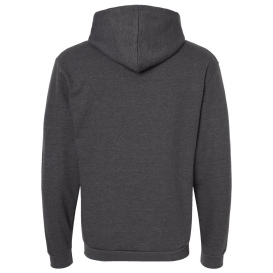 Tultex 331 Unisex Full-Zip Hooded Sweatshirt - Heather Charcoal | Full ...