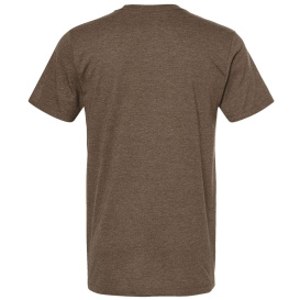 Tultex 541 Unisex Premium Cotton Blend T-Shirt - Brown Heather